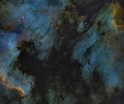 NGC 7000 & IC 5070 - The North American & Pelican Nebulas